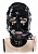 Маска на голову Snapper Head Hood латексная черная PD3646-23-PRM